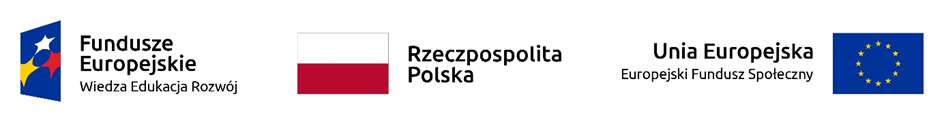 Logo Funduszy Europejskich, flaga Rzeczpospolitej Polskiej, flaga Unii Europejskiej